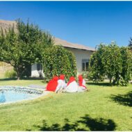 Cura del giardino dell'ospedale di Anabah in Afghanistan